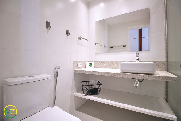 Apartamento moderno com 2 quartos em apart-hotel