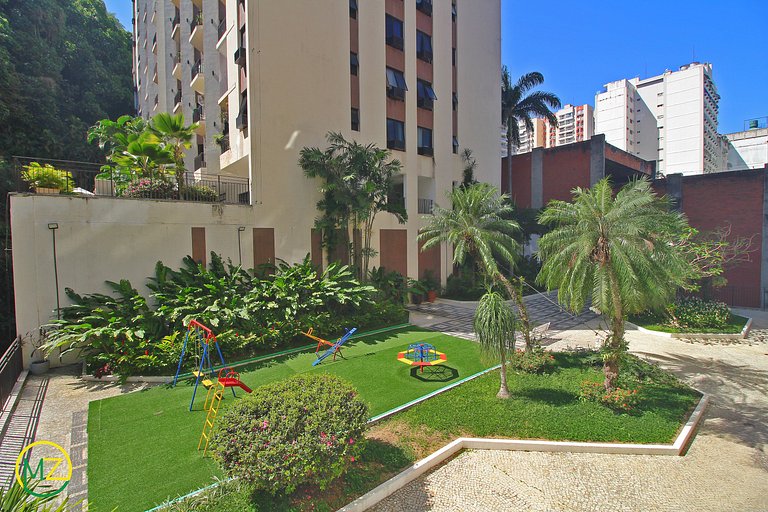 Apartamento moderno com 2 quartos em apart-hotel