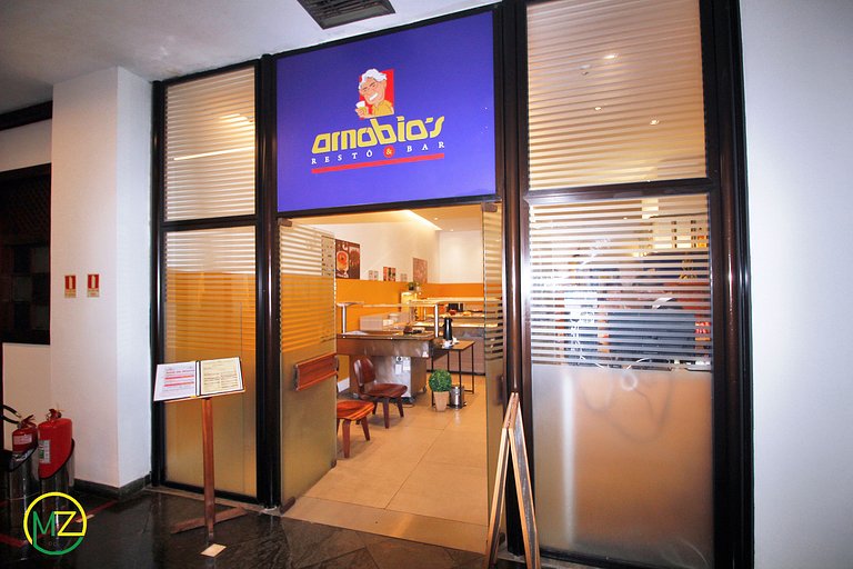 Apartamento moderno com 2 quartos em apart-hotel