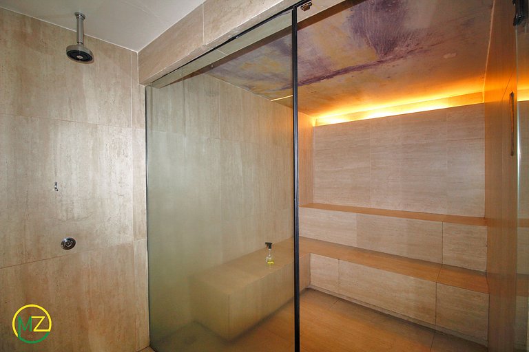 Apartamento moderno com 2 quartos em apart-hotel