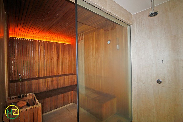Studio moderno em apart-hotel