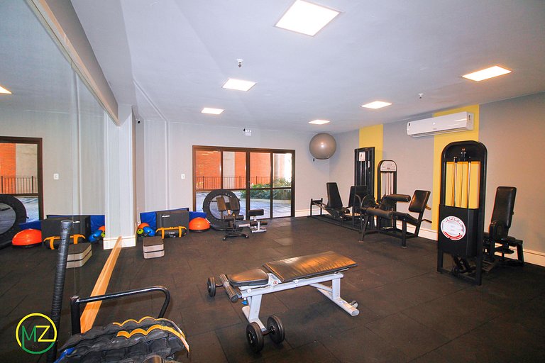 Apartamentos modernos e renovados em apart-hotel