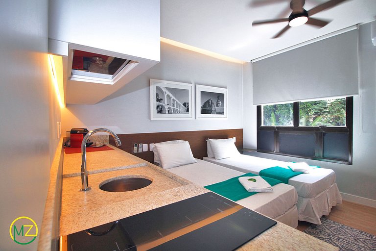 Estudio moderno en apartahotel