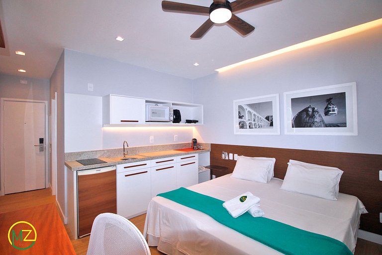 Studio moderno em apart-hotel
