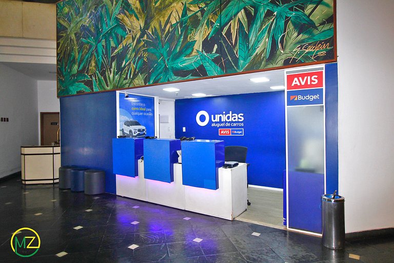 Studio moderno em apart-hotel
