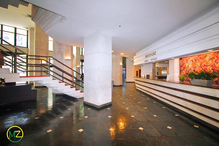 Studio moderno em apart-hotel