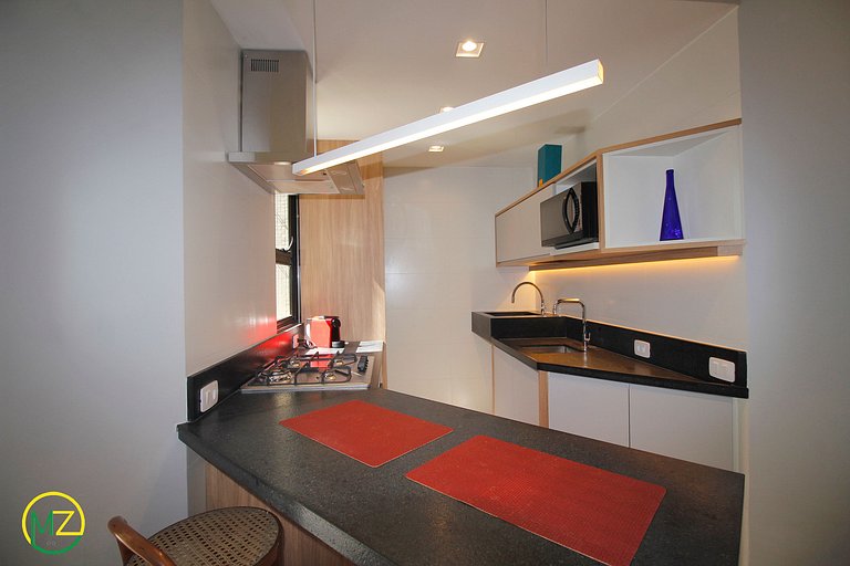 Modern apartment one bedroom in an apart-hotel