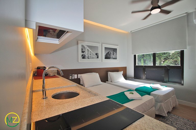 Modern apartment with 2 bedrooms in an aparthotel