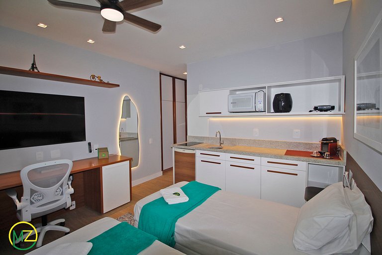 Modern apartment with 2 bedrooms in an aparthotel