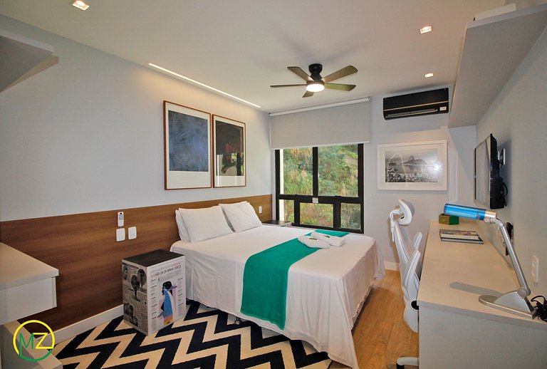 Modern apartment with 2 bedrooms in an aparthotel