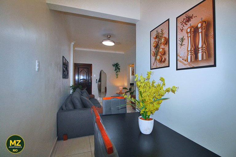 Spacious and comfortable one bedroom at Posto 5