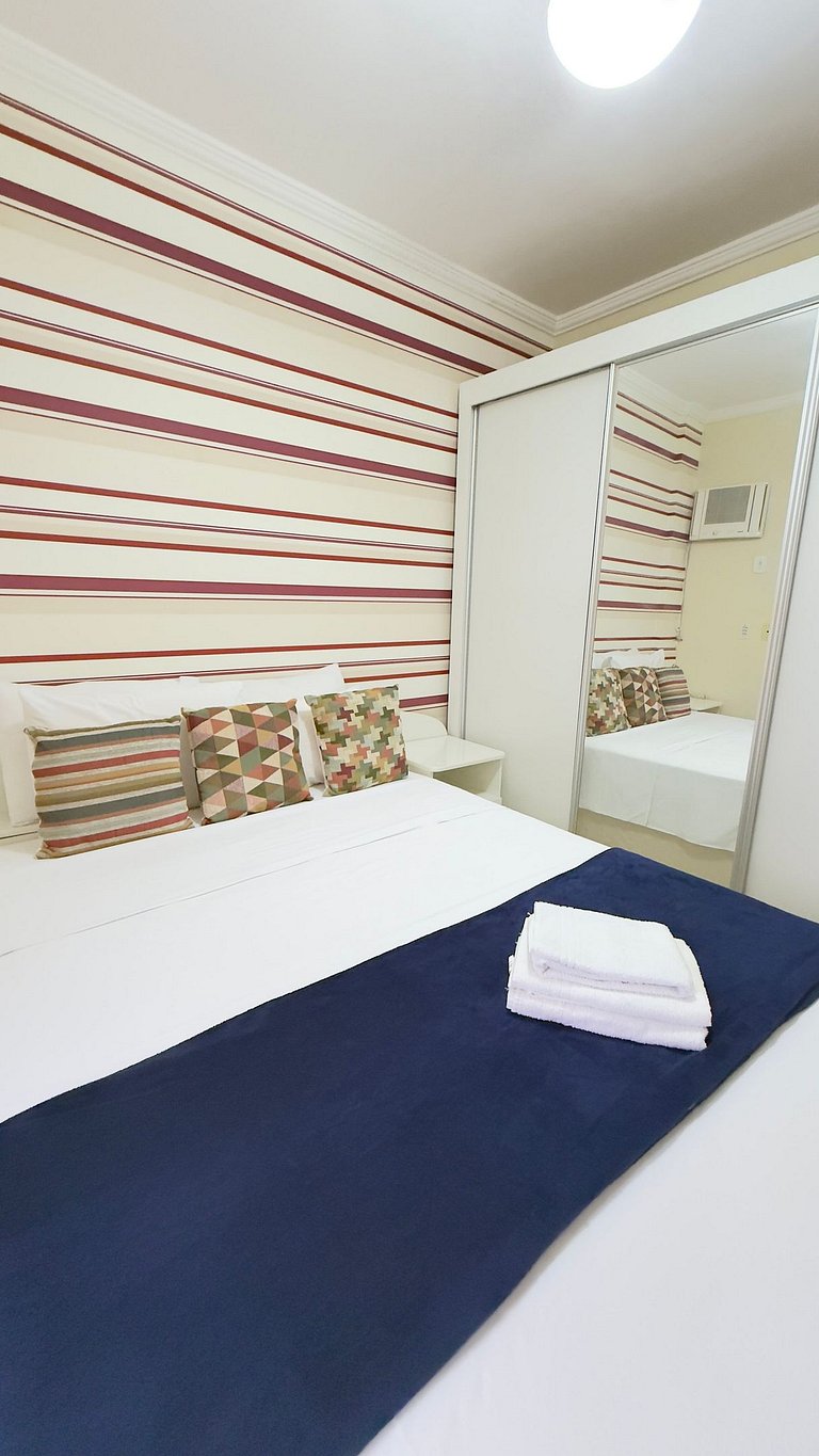 Sala e 2 quartos ao lado do mar em Cabo Frio