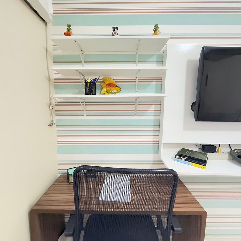 Sala e 2 quartos ao lado do mar em Cabo Frio