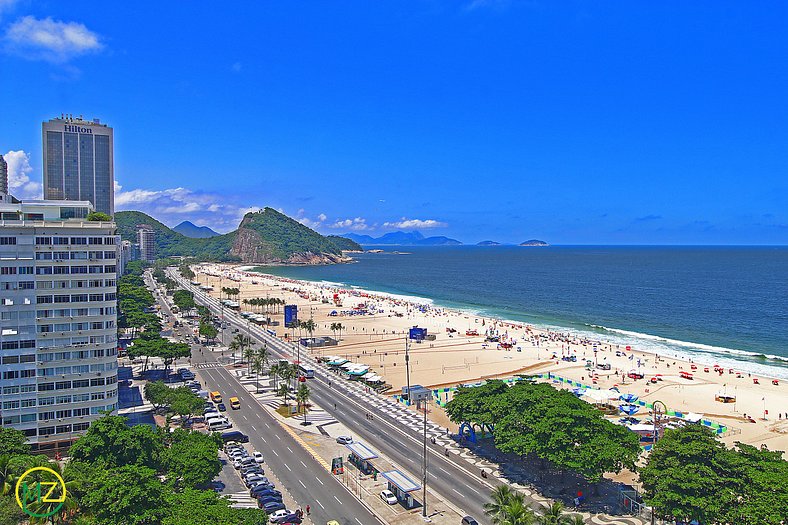aluguel de cobertura em copacabana com vista mar