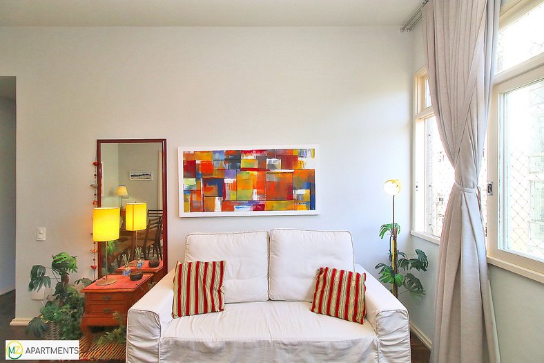 Comfortable and complete2 bedrooms in Ipanema