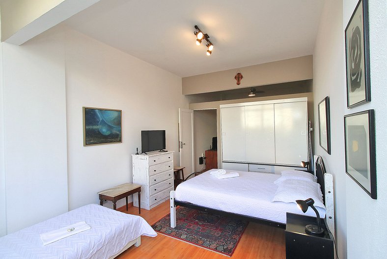 Confortavel apartamento para 6 pessoas em Copacabana