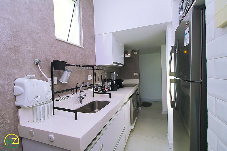 Modern 3 bedroom penthouse with jacuzzi and BBQ