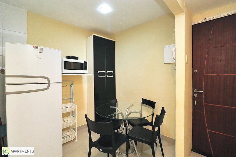 modern and cheap rental apartment in copacabana for 4 person