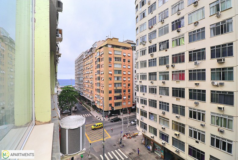 Studio moderno e completo para 4 pessoas em Copacabana